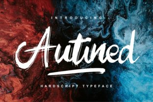 Autined: A Script Font for Modern Web Design