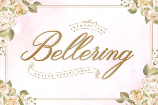Bellering: A Script Font That Elevates Your Campaign Designs