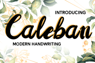 Caleban: A Friendly Script Font for Editorial Design