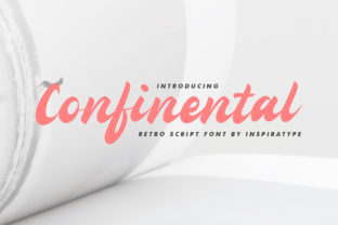 Confinental: A Timeless Script Font for Crafters and Designers