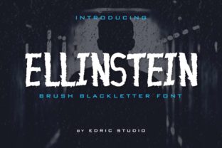 Ellinstein: A Bold Handwritten Font for Crafters and Designers