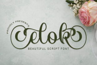 Elok: A Script Font for Stronger Brand Communication