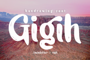 Gigih: The Handwritten Font That Elevates Your Brand