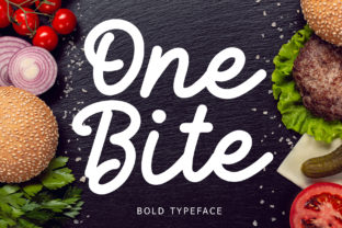 One Bite: The Handwritten Font That Elevates Your Craft