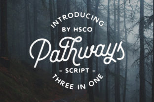 Pathways Script Font for Handmade Creations