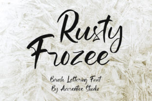 Rusty Frozee: A Handwritten Font for Timeless Elegance